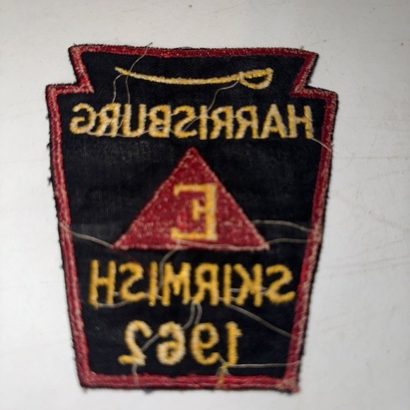 Harrisburg E Skirmish 1962 Patch Field Officer Saber - Picture 7 of 7